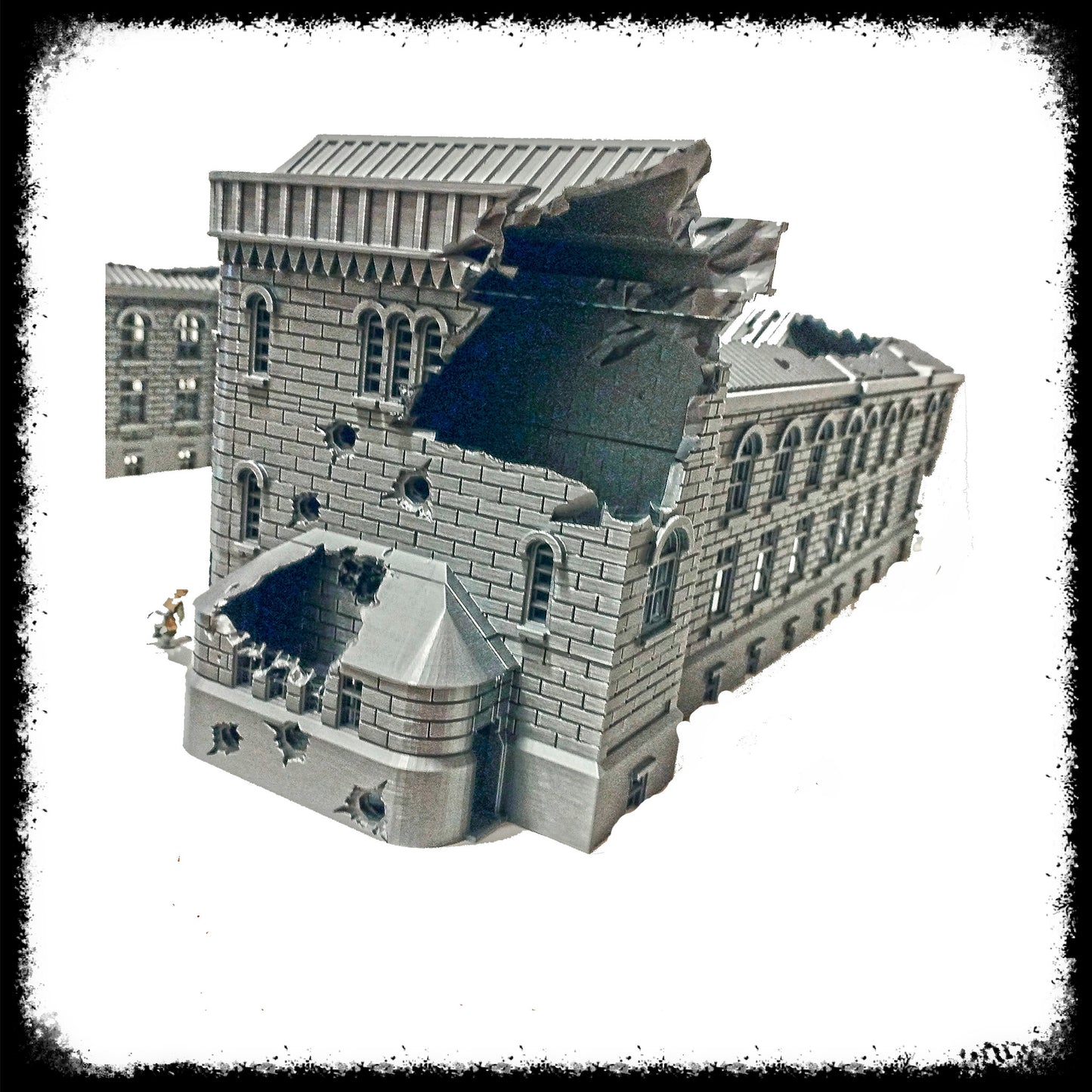 STL Files Stalingrad Commissars House Damaged