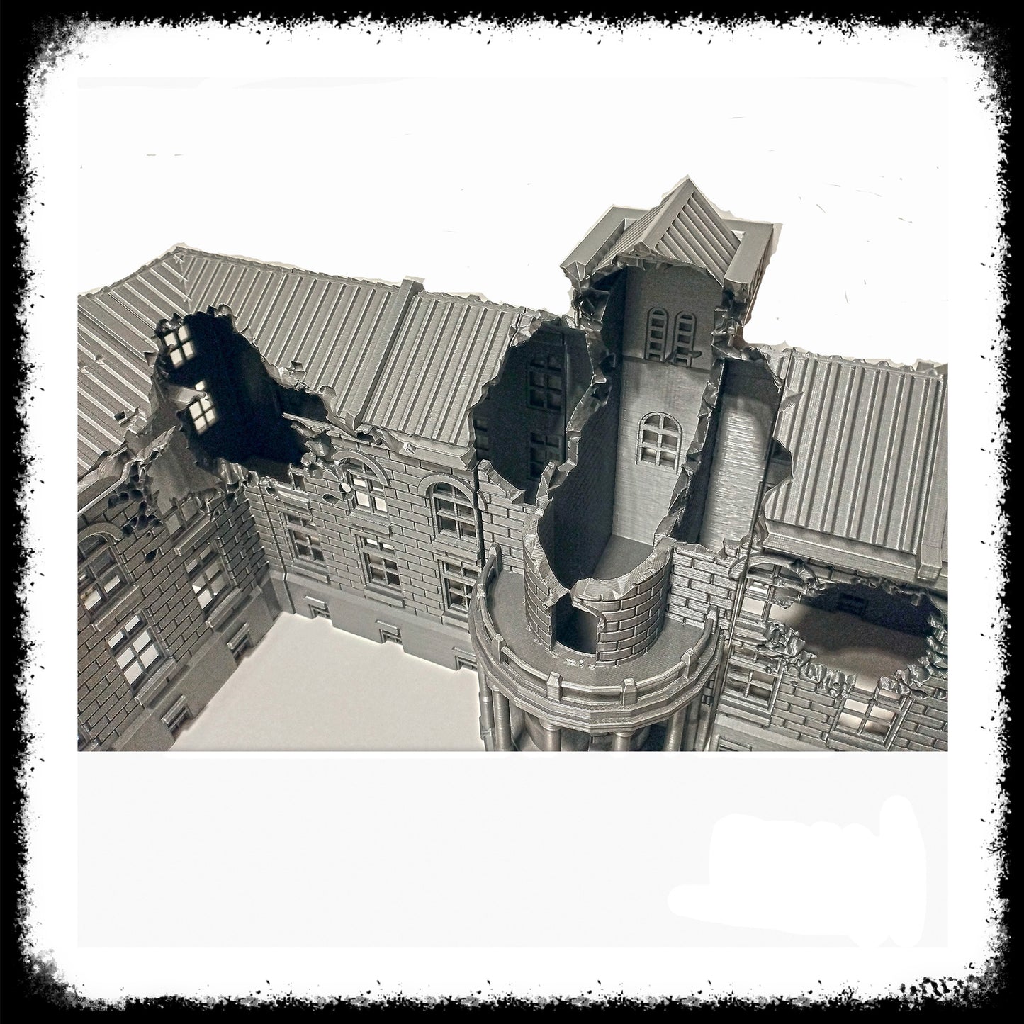 STL Files Stalingrad Commissars House Damaged