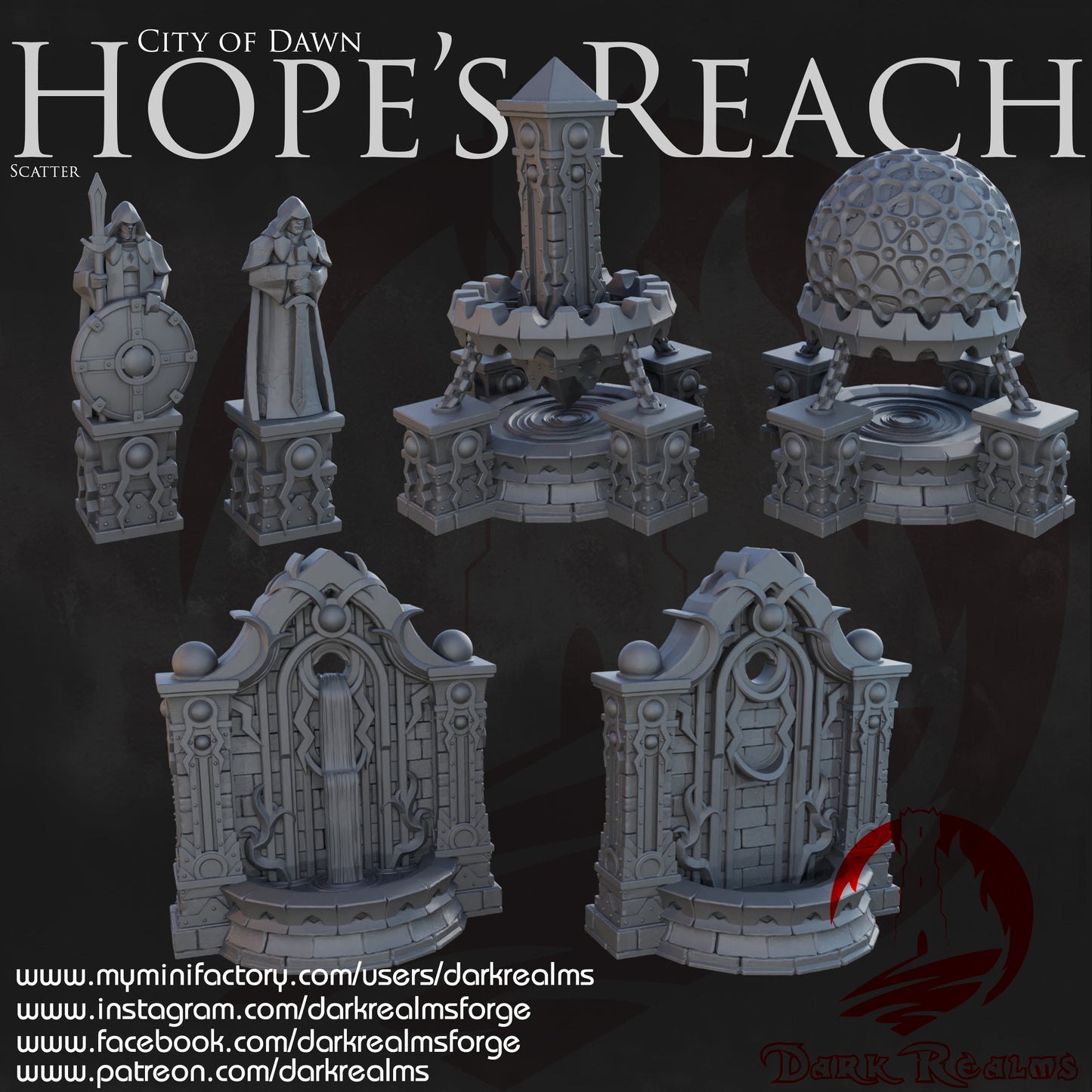 City of Dawn Hope's Reach Building Landmarks