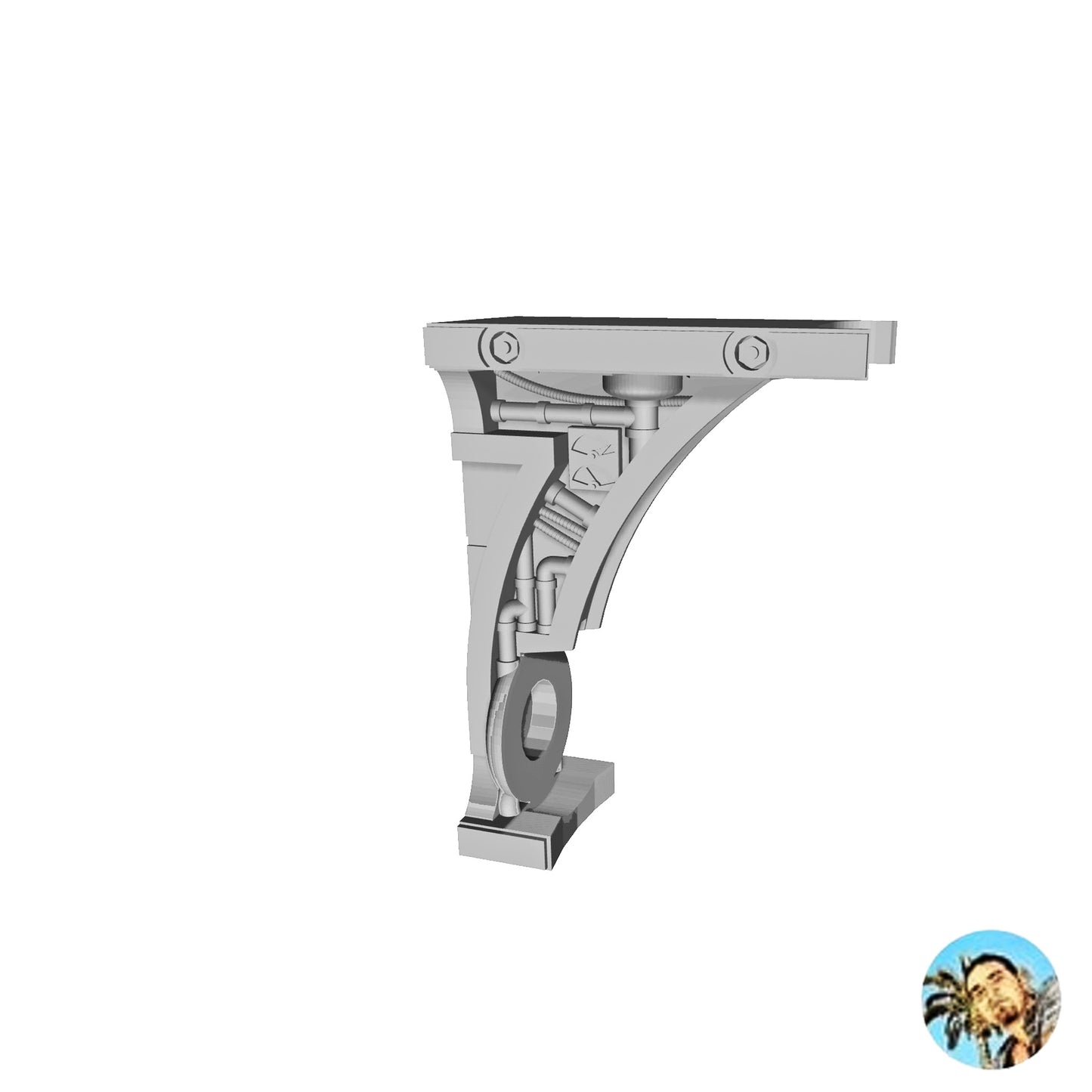 Small Wall Link Connector Dome Model 1