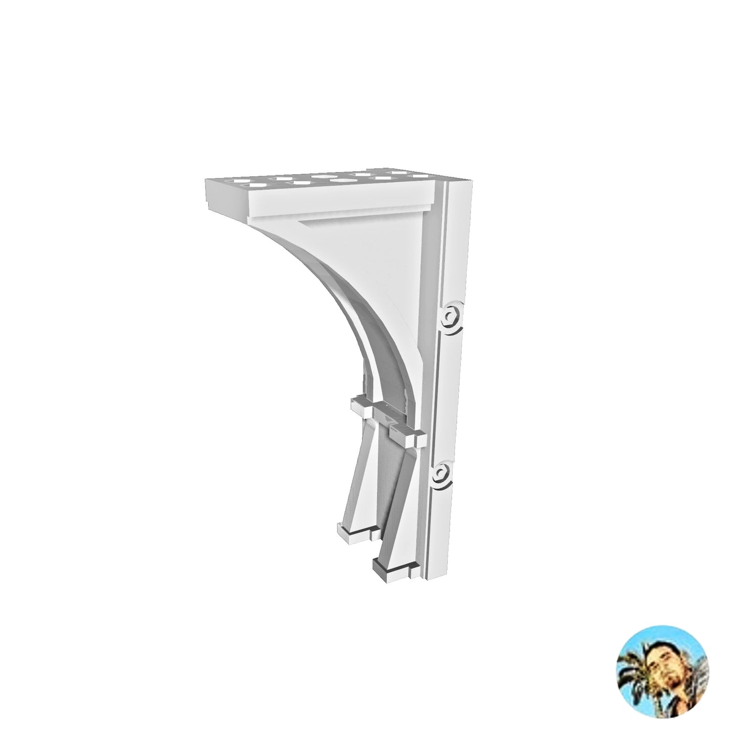 Small Wall Link End Arch