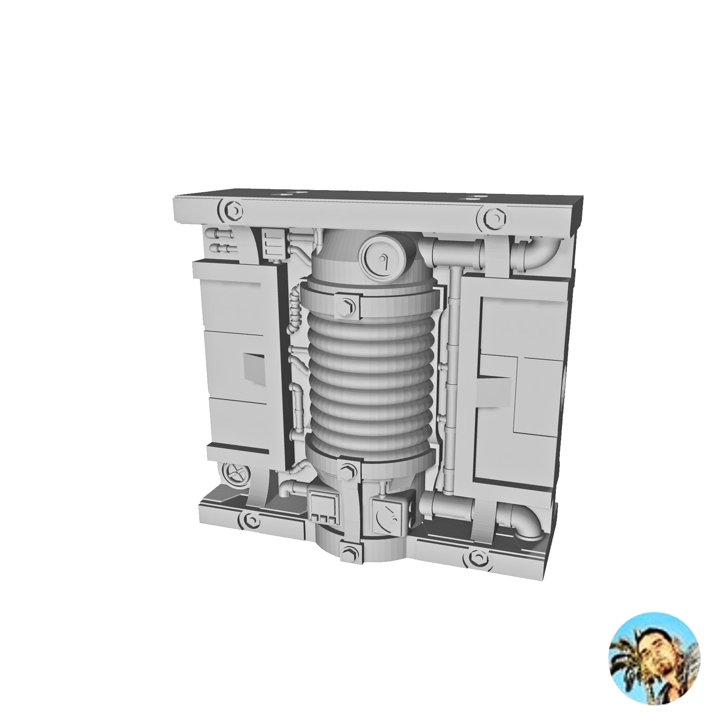 Small Wall Link Plasma Coil
