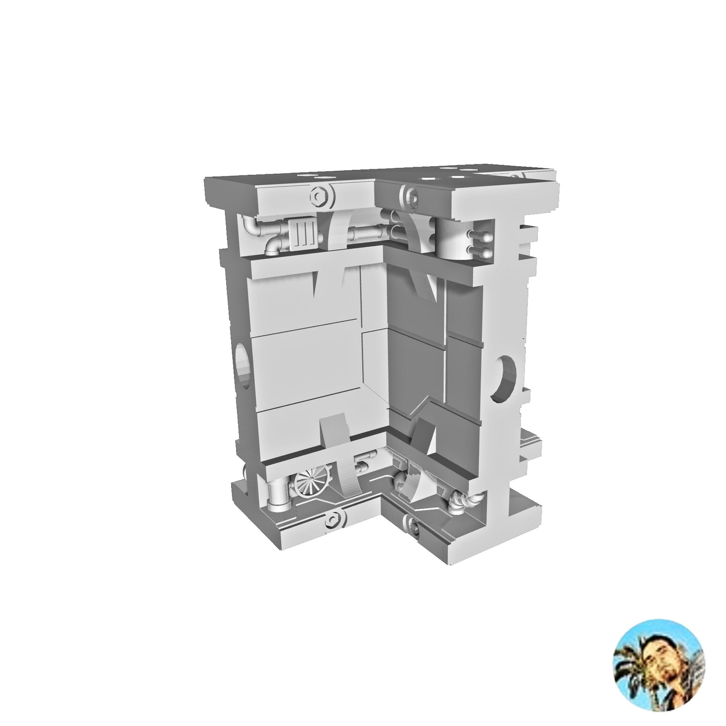 Small Wall Link T Cross