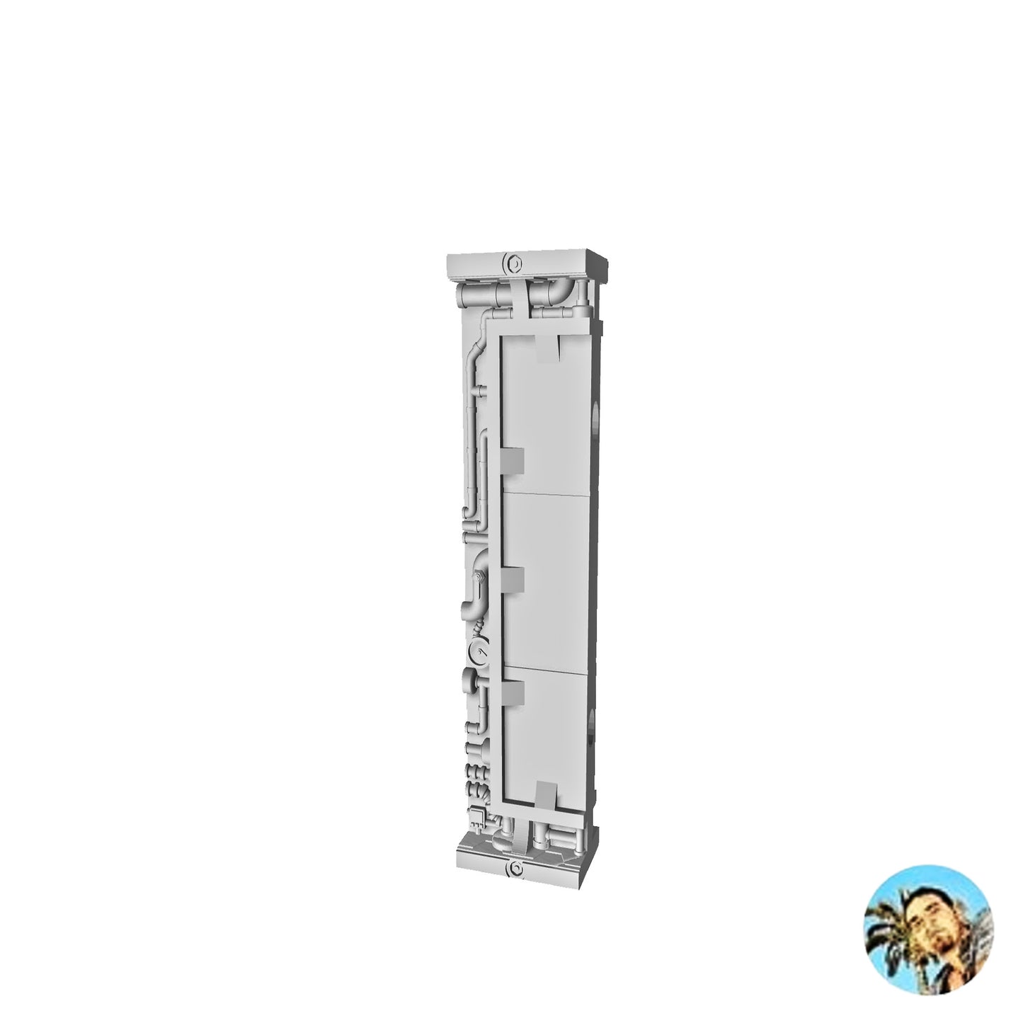 Wall Link End Flat
