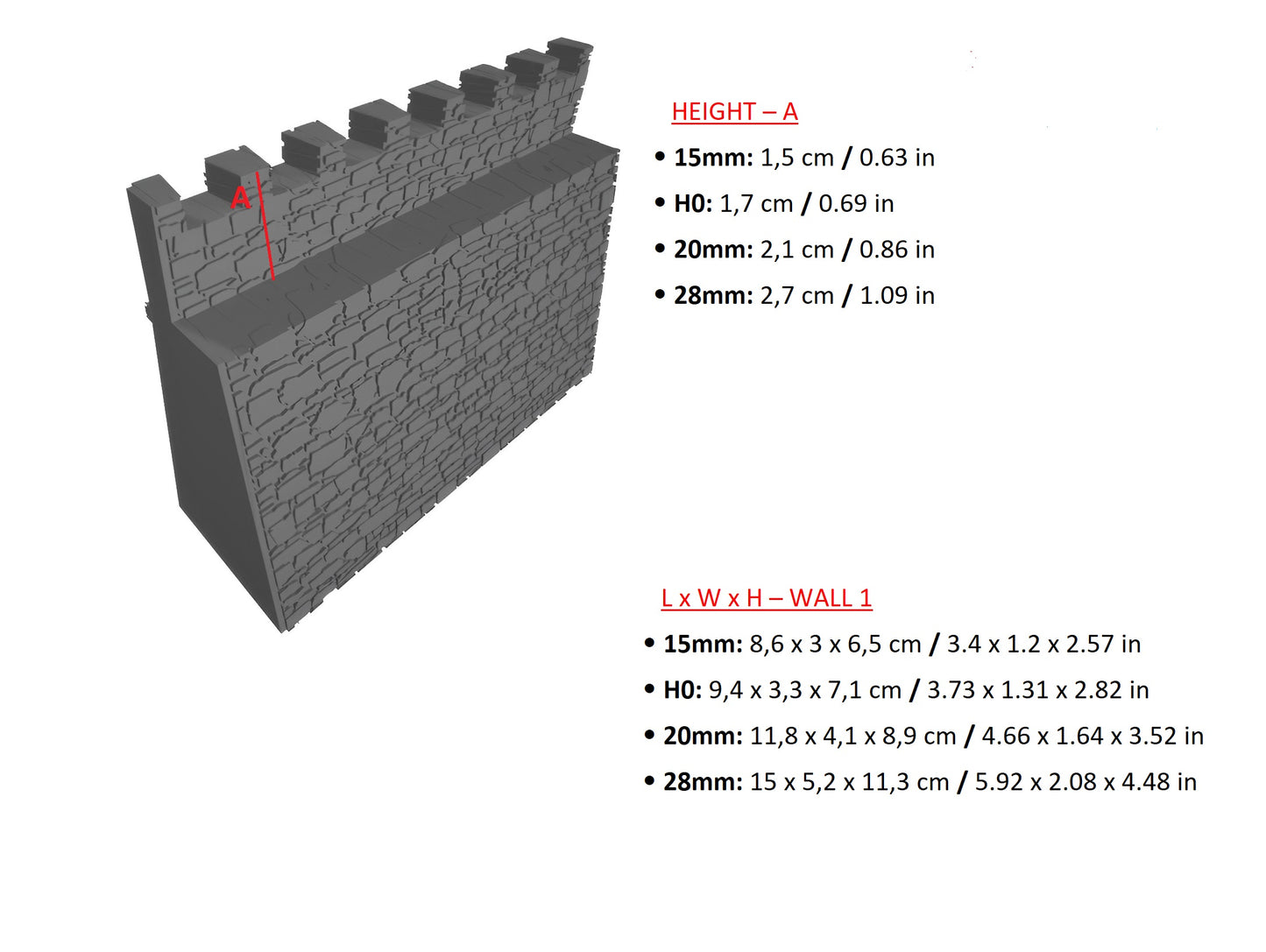 Single Parts Town Wall C