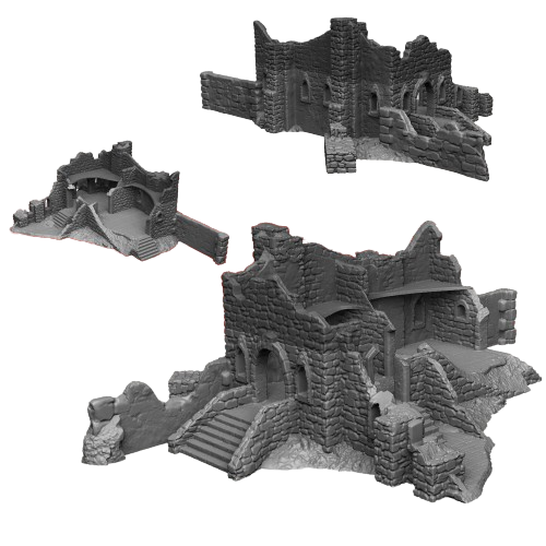 Ruined Monastery Dracul Transylvania