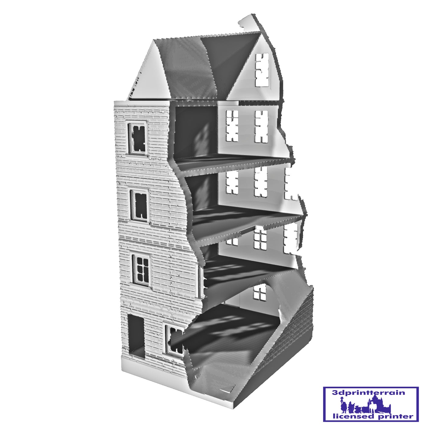 Dutch Town Destroyed House 2