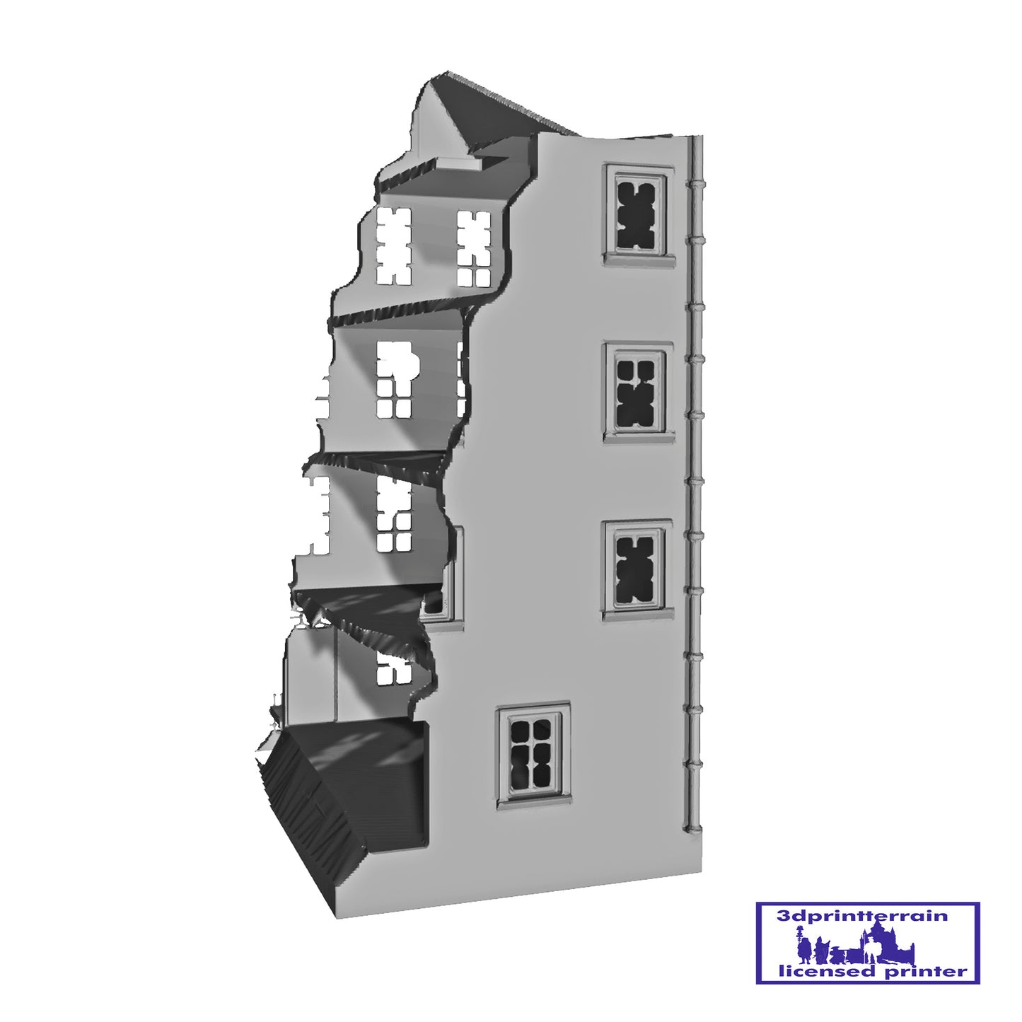 Dutch Town Destroyed House 1