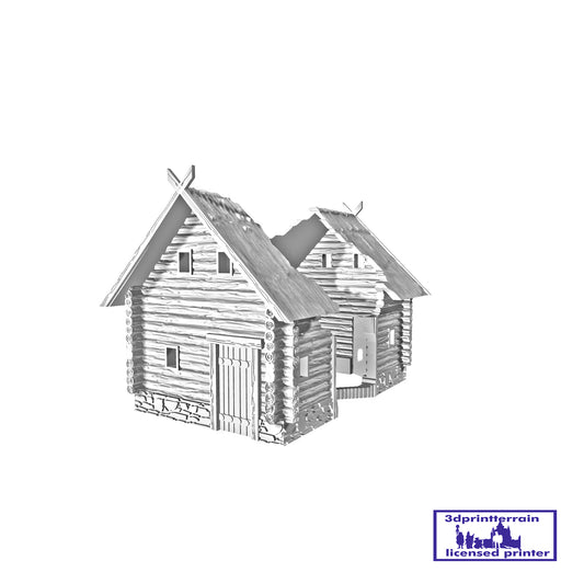 Russian Village Destroyed Barn