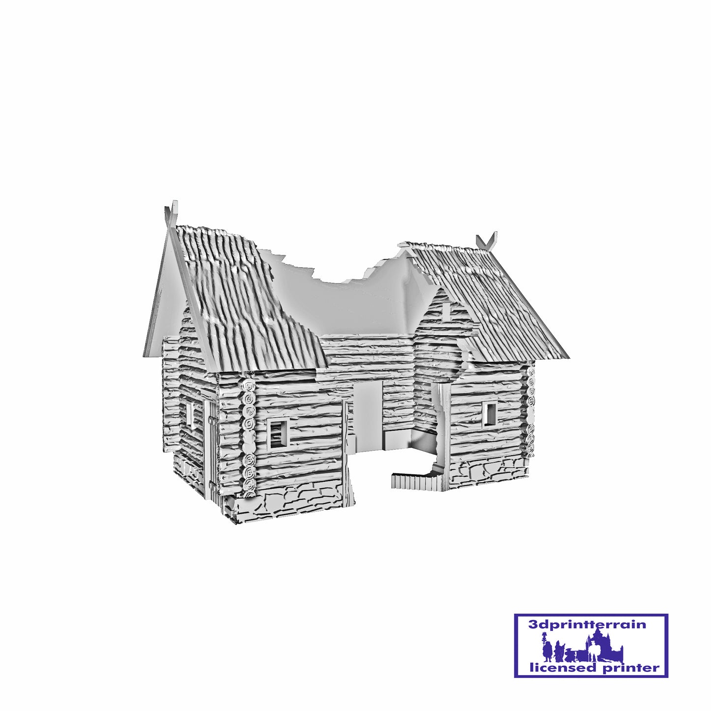 Russian Village Destroyed Barn