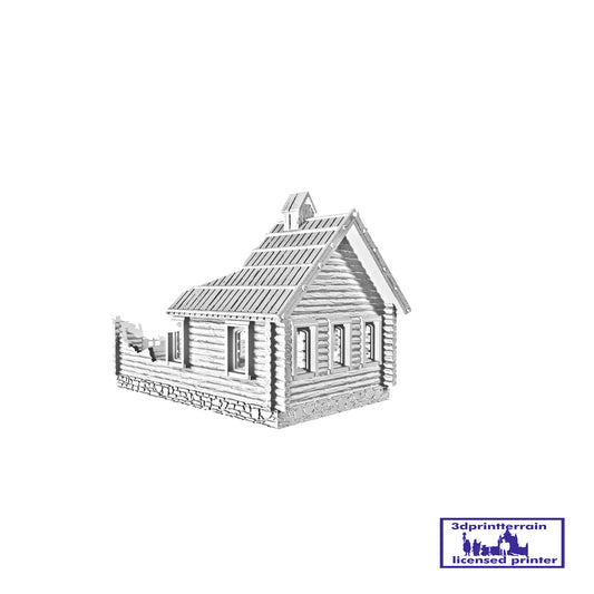 Russian Village Destroyed House 1