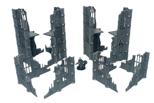 Gothic Ruined Buildings Set B