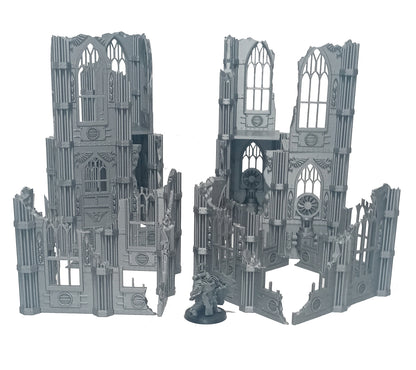 Gothic Ruined Buildings Set B