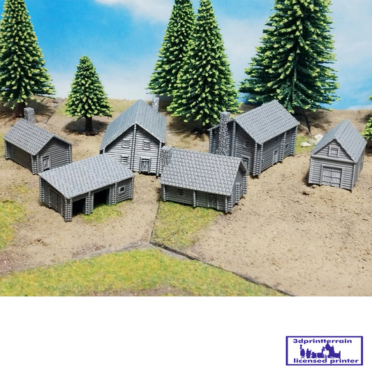 Collection Log Cabin Buildings