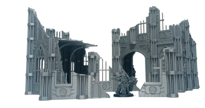 Gothic Ruined Buildings Set C