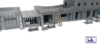 Town Commercial Desert Buildings