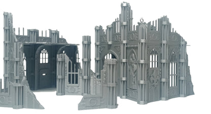 Gothic Ruined Buildings Set C
