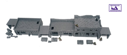 Town Commercial Desert Buildings