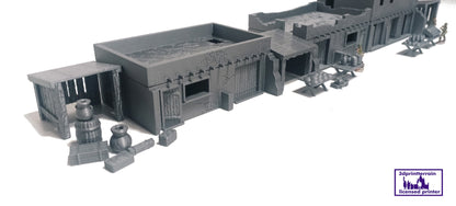 Town Commercial Desert Buildings