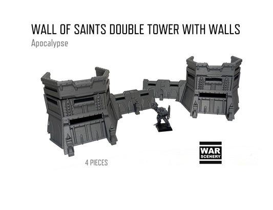Wall of Saints Double Tower Walls