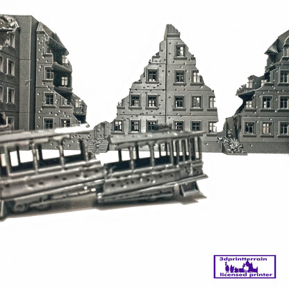 Collection Berlin Houses Destroyed 2