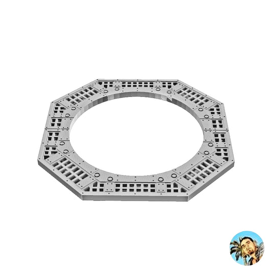 Walkway 122x122x5 Octagon Hole