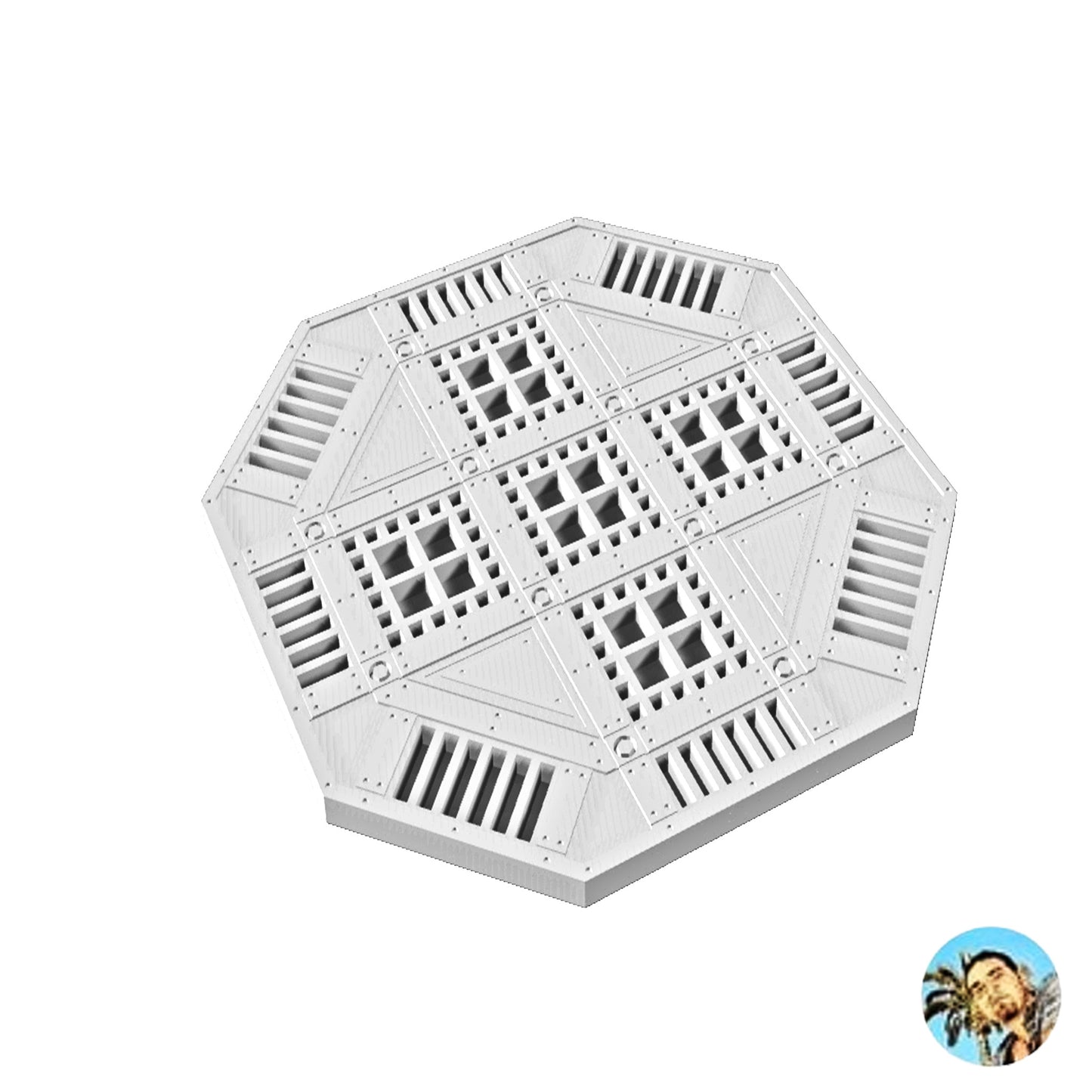 Walkway 122x122x5 Octagon Model A