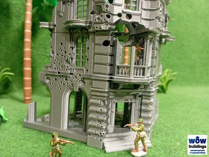 Burma Bank Damaged