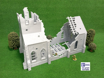 Saint-Privat Church Destroyed