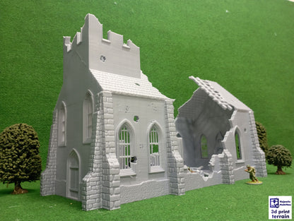 Saint-Privat Church Destroyed