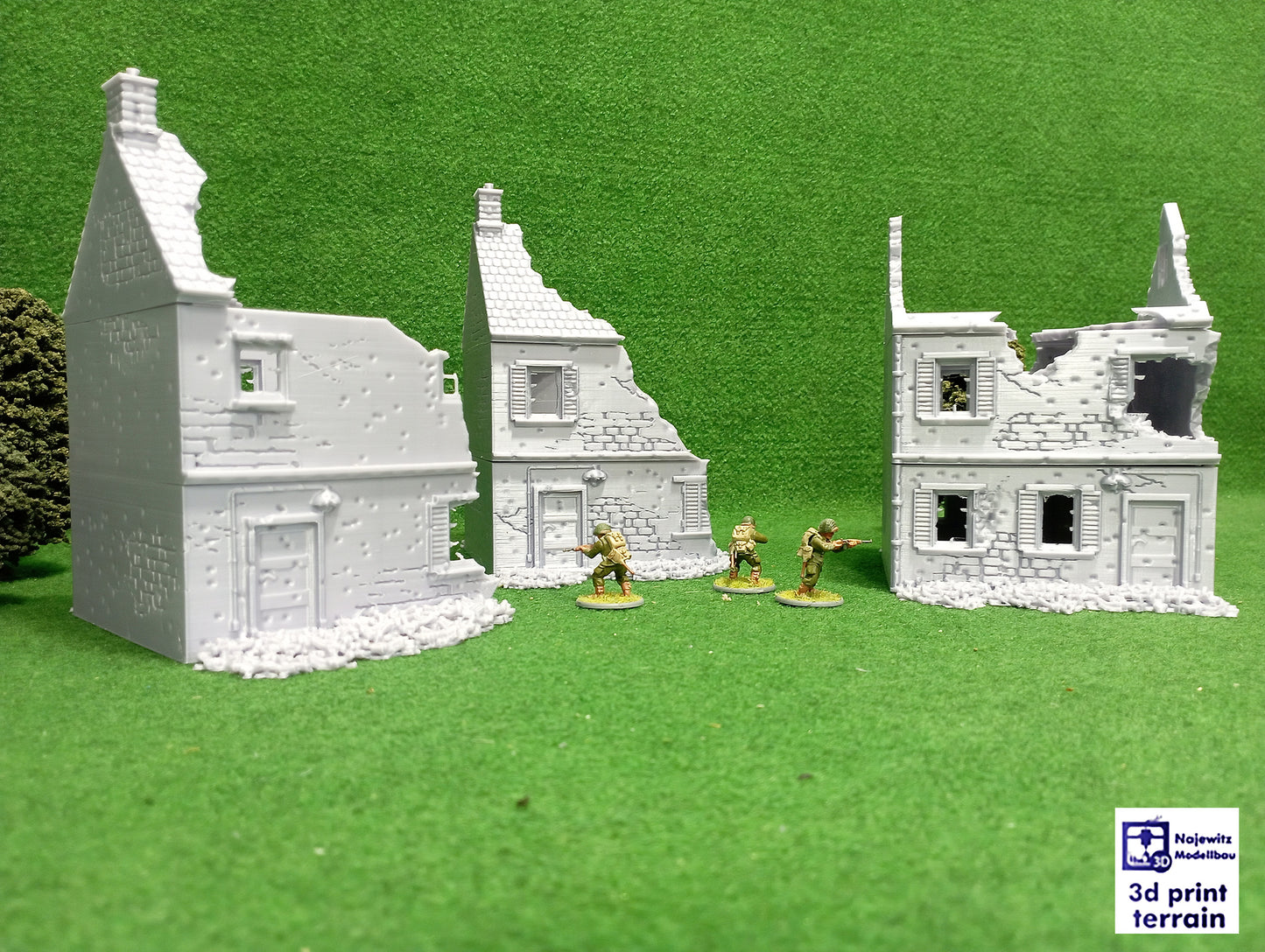 Normandy Town Houses Destroyed 2