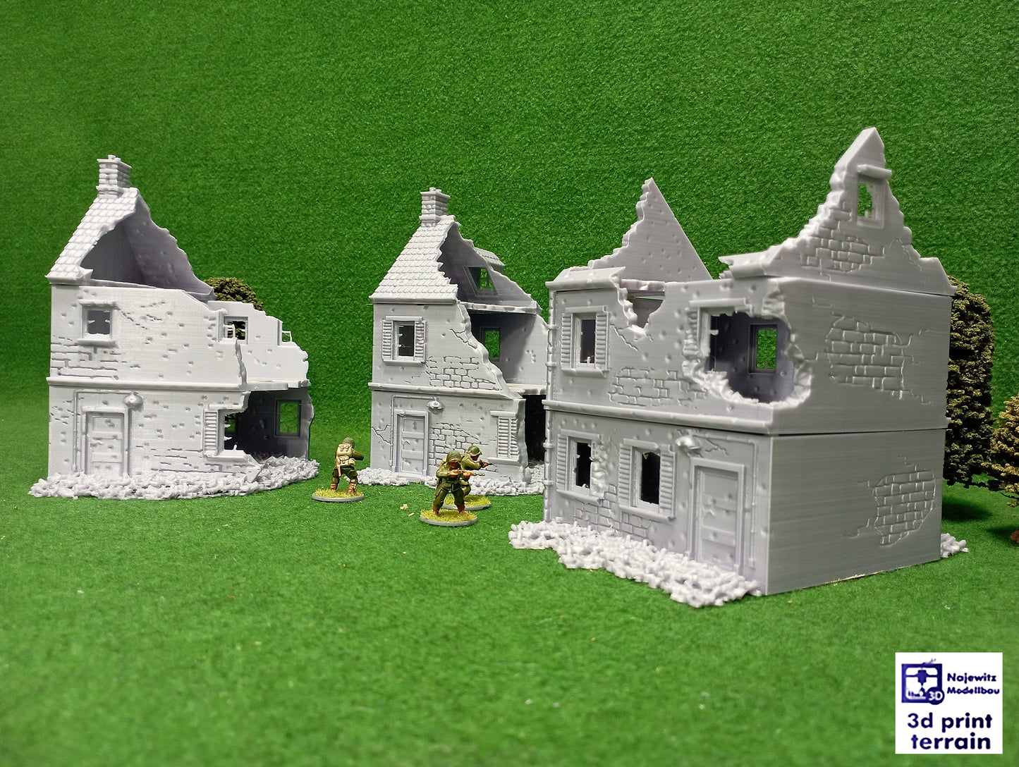Normandy Town Houses Destroyed 2