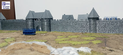 Medieval City Town Wall A