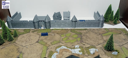 Medieval City Town Wall A