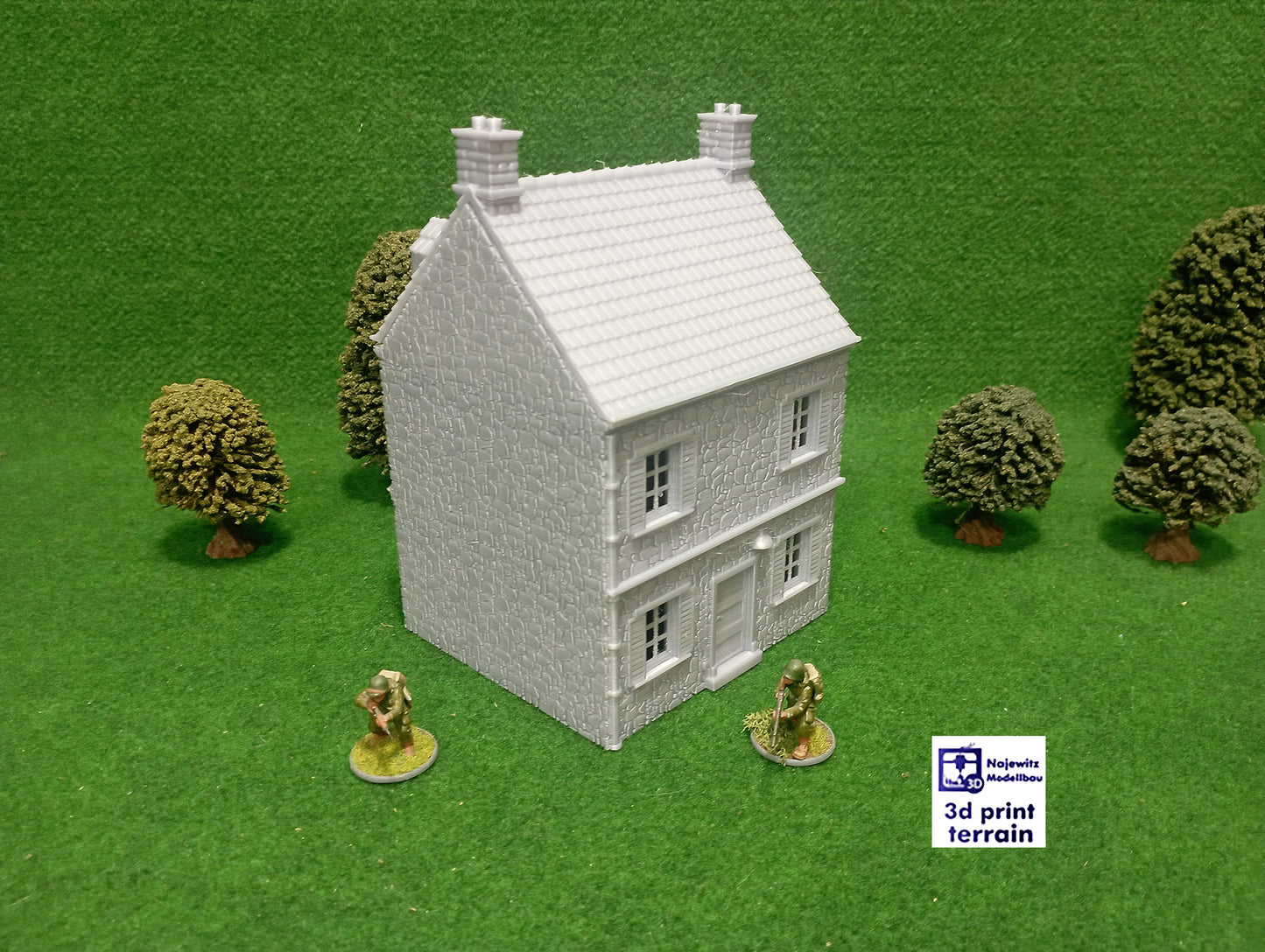 French Town House Stone 1