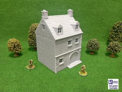 French Town House Stone Shed
