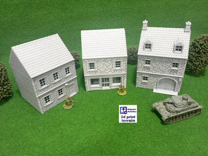 Collection Normandy Town Houses Stone A