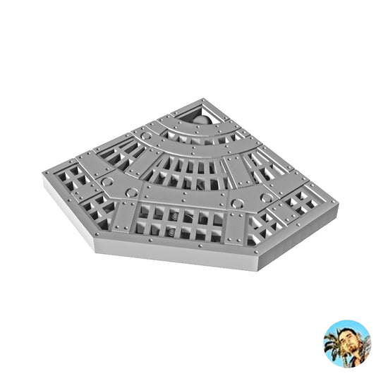 Walkway 61x61x5 Quarter Octagon Model A