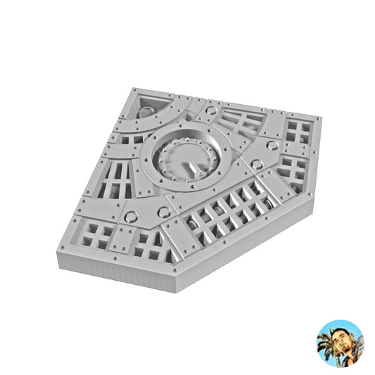 Walkway 61x61x5 Quarter Octagon Model B