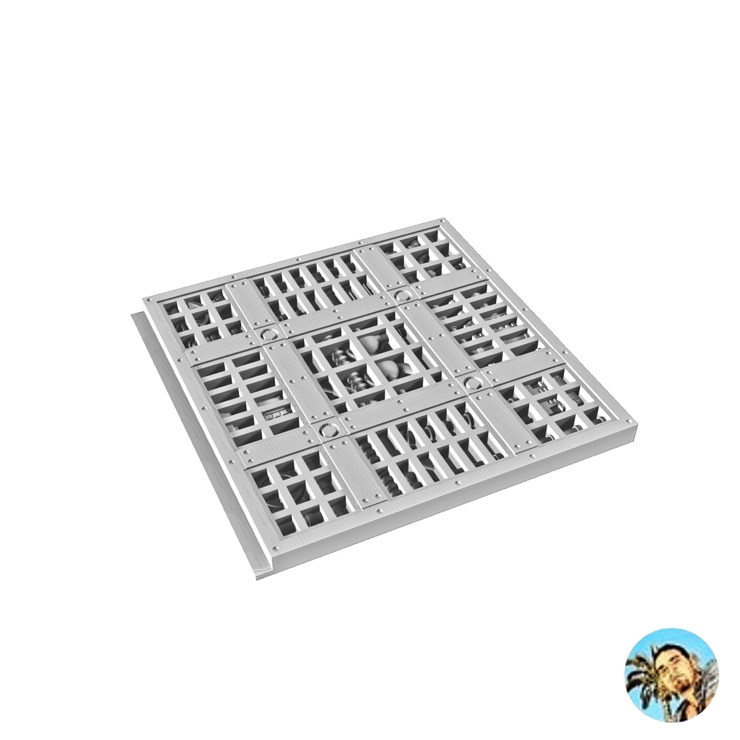 Walkway 75x75x5 Side Flap