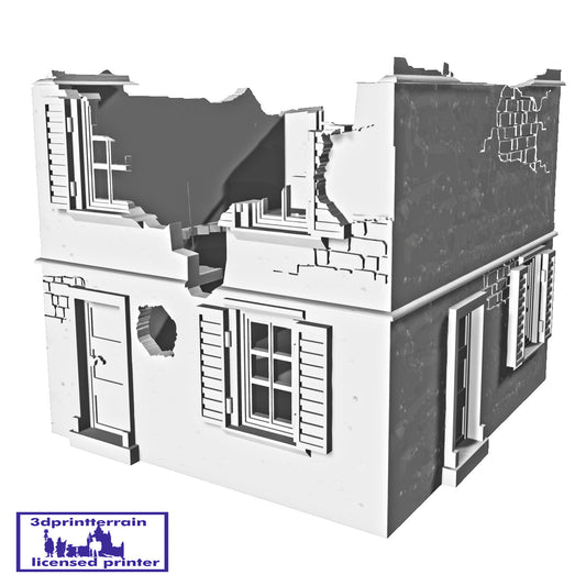 Badajoz House 2 Destroyed