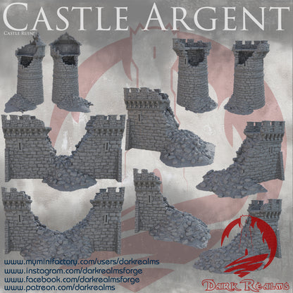 Castle Argent Gate House Breton Border Fortress