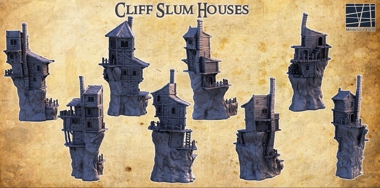 Cliff Slum Houses