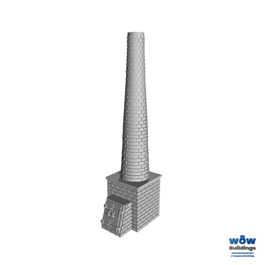 Cooling Chimney Intact-Ruined