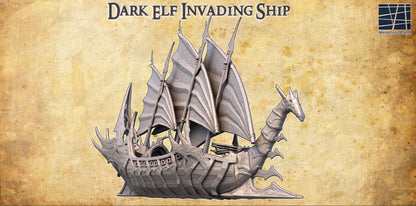 Dark Elf Invading Ship