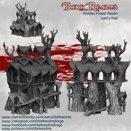 Elven Hidden Forest Realm Lords Hall