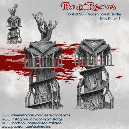 Elven Hidden Forest Realm Tree Tower 1