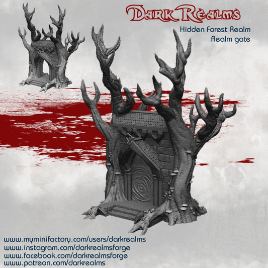 Elven Hidden Forest Realm Gate