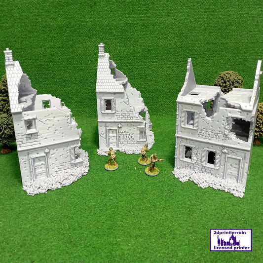 Normandy Town Houses Destroyed 2