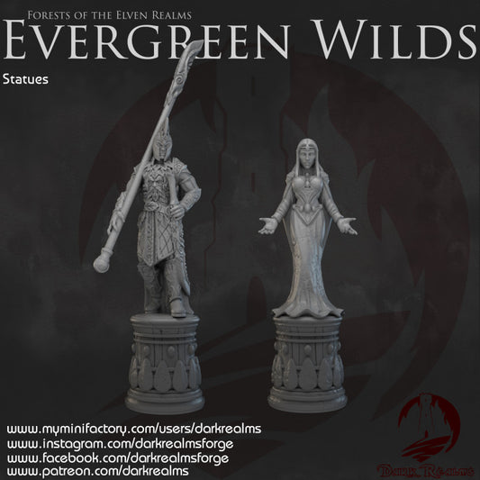 Elven Statues
